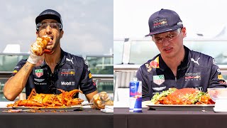 Daniel Ricciardo and Max Verstappen do a Smash N Crab job on Singapore [upl. by Maitland]