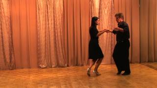 Learn the Argentine Tango Ocho beginner level [upl. by Adirem]