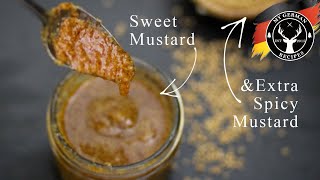 Sweet Mustard amp Extra Spicy Mustard Oktoberfest ✪ MyGermanRecipes [upl. by Patrice]