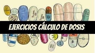 Ejercicios cálculo de dosis en farmacología [upl. by Grata]