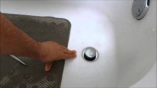 How To Replace A Bathtub Drain Stopper Toe Touch [upl. by Yrohcaz952]