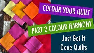 Quilting Colour Theory Part 2  Colour Harmony [upl. by Nwahsed841]