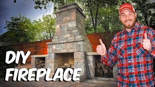 Build with Roman  How to build a Fremont DIY Outdoor Fireplace Kit [upl. by Nagyam]