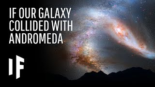 What If the Milky Way and Andromeda Galaxies Collided [upl. by Acinhoj]