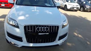 2014 Audi Q7 Quattro start up engine and full tour [upl. by Alleahcim]