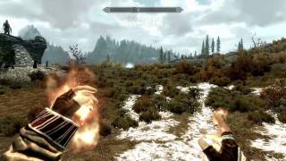 Skyrim  All destruction spells [upl. by Tammy518]