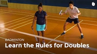 Doubles Rules  Badminton [upl. by Allbee634]