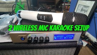 How to setup Wireless Microphone Mixer to Amp without Feedback [upl. by Aicina456]