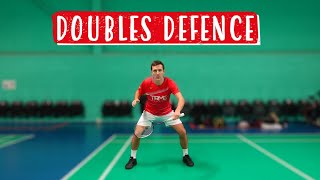 How To Defend In Doubles  The Fundamentals Of Badminton Defence [upl. by Tnecniv]