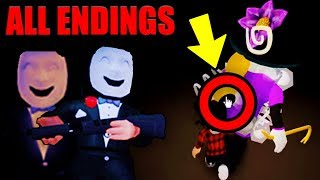 ROBLOX BREAK IN ALL ENDINGS amp SECRETS  Roblox Break In Story [upl. by Geehan]