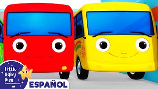 Diez Autobuses  Vehículos para Niños  Canciones Infantiles  Little Baby Bum en Español [upl. by Atsyrk291]