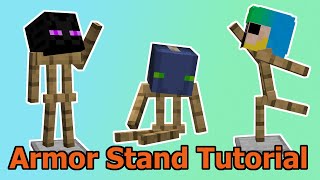 ARMOR STAND BOOK TUTORIAL  Beginners guide  Minecraft 115 [upl. by Tutankhamen918]