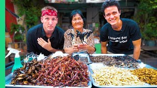 Exotic THAI FOOD Tour in Bangkok with Mark Wiens Freaky Thai Food  Yummy Face Challenge [upl. by Aerdnak]