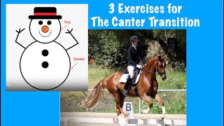 3 Exercises to Improve the Canter Transition [upl. by Wivinah706]