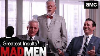 Top 13 Greatest Insults from Mad Men 🔥 Compilation [upl. by Wentworth218]