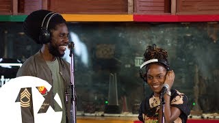 Chronixx amp Koffee  Real Rock Riddim  1Xtra in Jamaica [upl. by Guntar973]