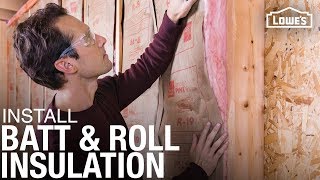 How to Install Batt and Roll Insulation [upl. by Rednave]