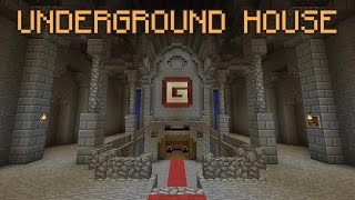 Minecraft Underground Base Tutorial [upl. by Saenihp]