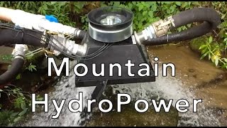 Micro Hydro Power with Turgo generator Part 1 [upl. by Ahsinirt]