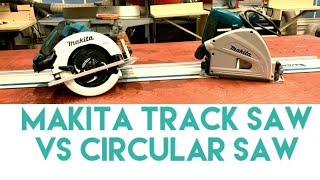 Track Saw VS Circular Saw  How to  DIY [upl. by Areek]