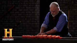 Forged in Fire Damascus Steel Knife Tests Season 5  History [upl. by Amitie]