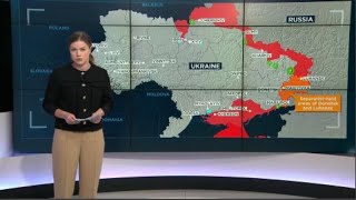 Карта военных действий на Украине от 30032022 [upl. by Murdocca954]