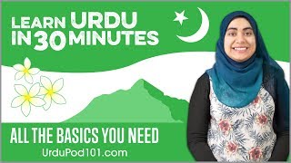 Learn Urdu in 30 Minutes  ALL the Basics You Need [upl. by Yecies]