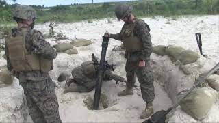 Marines Fire 81mm Mortars at Camp Lejeune [upl. by Ferdinande99]