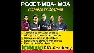 PGCET MBA MCA coaching  PGCET 2022 exams preparation [upl. by Geaghan588]