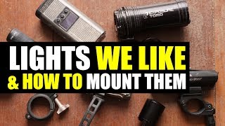 BICYCLE LIGHTS amp MOUNTING TIPS [upl. by Eseilana131]