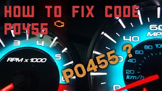 How to fix check engine code P0455 [upl. by Ahsinnod]