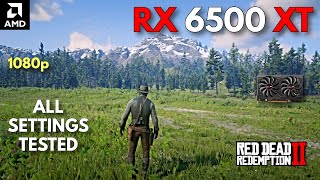 RX 6500 XT  Red Dead Redemption 2  1080p  All Settings Tested [upl. by Uah699]