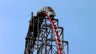 Steel Force offride HD Dorney Park [upl. by Engen]