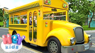 Las Ruedas del Autobús 🚌 Canciones infantiles en Español  HeyKids [upl. by Ratcliff]