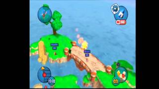 Worms 3D  PS2 Gameplay [upl. by Elauqsap322]