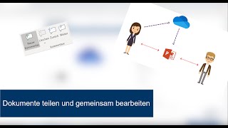 OneDrive  Dokumente teilen und gemeinsam bearbeiten [upl. by Marven]