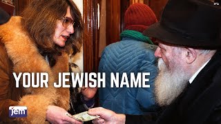 Heres Your Jewish Name  The Lubavitcher Rebbe [upl. by Anailil413]