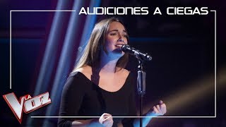 Marina Damer canta Lo saben mis zapatos  Audiciones a ciegas  La Voz Antena 3 2019 [upl. by Noirret97]