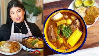 SANCOCHO COLOMBIANO  COLOMBIAN SANCOCHO  DE RES [upl. by Dnana]