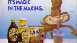 Nestle Quik 1994 Television Commercial  Chocolate Syrup [upl. by Annauqal]