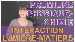 Interaction lumière  matière  PhysiqueChimie  1ère S  Les Bons Profs [upl. by Kella531]