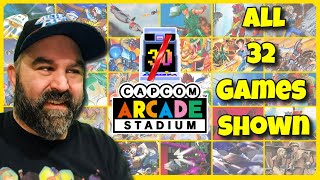 Capcom Arcade Stadium All 32 Games Shown [upl. by Noinatrad]