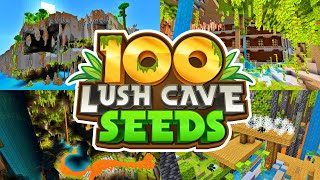 100 Minecraft Lush Cave Seeds Bedrock amp Java [upl. by Vincenty]