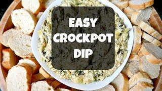 Crockpot Spinach Artichoke Dip [upl. by Antonietta]