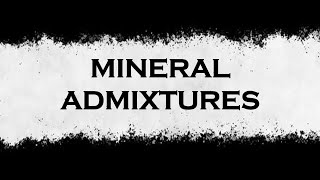 Mineral Admixtures in concrete [upl. by Gallager521]