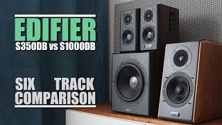 Edifier S350DB vs Edifier S1000DB  6Track Comparison [upl. by Enasus]