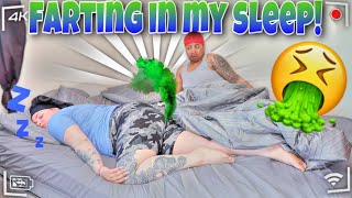 FARTING IN MY SLEEP PRANK ON GIRLFRIEND [upl. by Caryn]