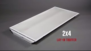 2x4 LayIn Troffer  PLT Product Spotlight [upl. by Ailey219]