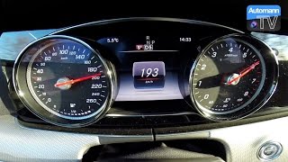 2017 Mercedes E 200 184hp  0200 kmh acceleration 60FPS [upl. by Utta]