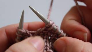 RPT Right Purl Twist Knitting Stitch Tutorial [upl. by Waynant]